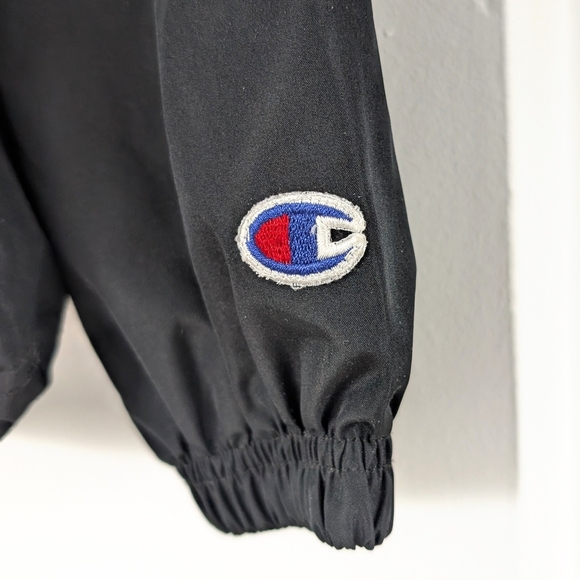 Champion Black Windbreaker with Gold Lion Logo - Picture 3 of 8